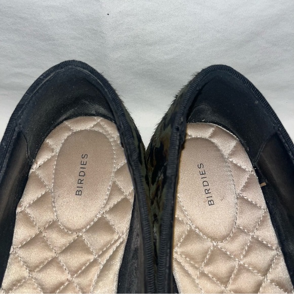 Birdies Blackbird Camo Loafers | Luxe Calf Hair Slip On | Cool Girl Casual - Picture 3 of 9